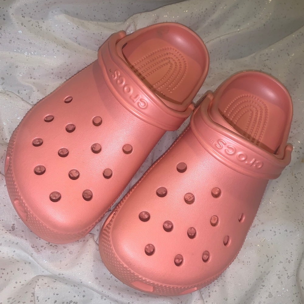 Coral Color Crocs !